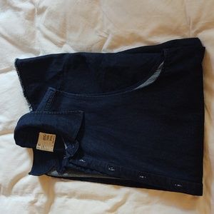 State the Label Denim Smock Vest